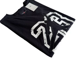 Nike Air Jordan T-Shirt Mens Sz 2XL Flight Essentials Black Jumpman Black New - Picture 1 of 6