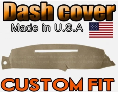 fits 1999-2001 CADILLAC ESCALADE DASH COVER MAT DASHBOARD PAD USA MADE / BEIGE - Image 1 of 4