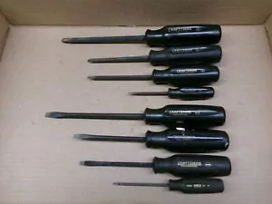 Craftsman Professional USA Black Handle 8-Piece Screwdriver Set - Bild 1 von 11