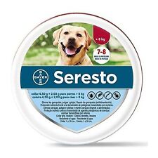 Bayer collar Seresto antiparasitario D. 70 cm para perros peso MÃ¡s a 8kg Pulci