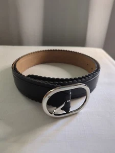 Lauren Conrad Damengürtel überbacken Kunstleder schwarz 1X  - Bild 1 von 4