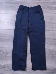 Lands End Pants Boys Size 6 Navy Blue School Uniform Bottoms 21" Inseam - Picture 1 of 9