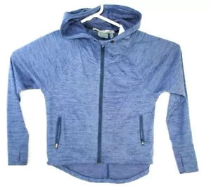 Felpa Athleta Techie Anorak blu con cappuccio taglia XS X-Small - Foto 1 di 5