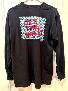 VANS OFF THE WALL Nintendo T-Shirt Medium Schwarz NES Promo Langarm - Bild 1 von 5