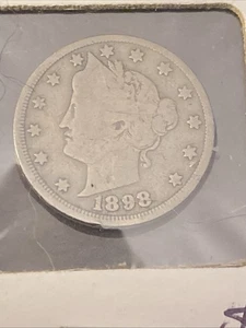 1898 Liberty Nickel. $3 - Picture 1 of 2