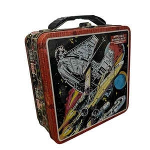 Fiambrera metálica Star Wars Mini Tin Box Co Halcón Milenario Luke Skywalker Yoda - Imagen 1 de 8