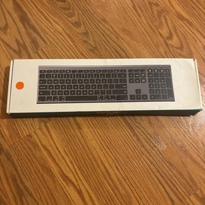 Jelly Comb K15G-3 Wireless Slim Keyboard 2.4GHz Rechargeable Compact Black! New - Picture 1 of 5