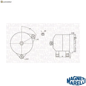 GENERATOR 063731913010 FÜR PEUGEOT MANAGER/Platform/Chassis/Van/Bus BOXER 3.0L - Picture 1 of 9