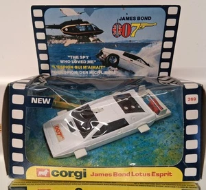 Corgi James Bond Lotus Esprit "The Spy Who Loved Me" Model 269 MIB ALL ORIGINAL - Picture 1 of 7