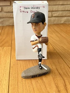 Rare 2012 SAN FRANCISCO SF GIANTS DAVE DRAVECKY BOBBLEHEAD SGA Special Release - Picture 1 of 5