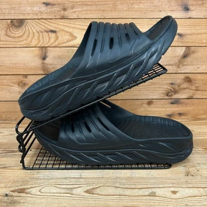 Hoka One One Sandalen Herren Gr. UK 12,5 Ora Recovery Slide 3 Triple Black Run Walk - Bild 1 von 13
