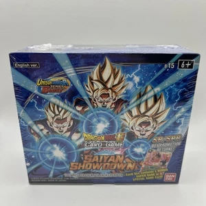 Dragon Ball Saiyan Showdown Sealed Booster Box 24 Packs B15 Z Super Card Game - Bild 1 von 6