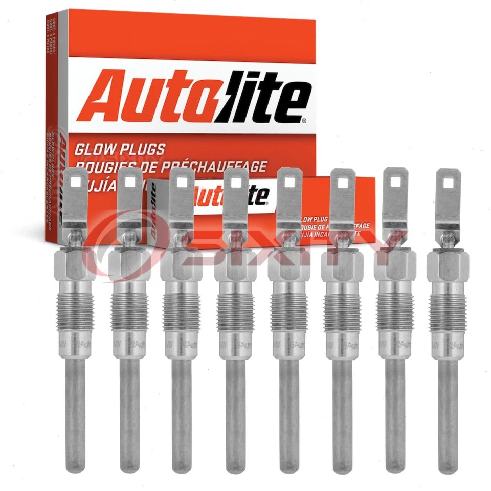 Bujías incandescentes diésel Autolite 1110 8 piezas para encendido 7537 177 1559493 11G Foto 1 de 4