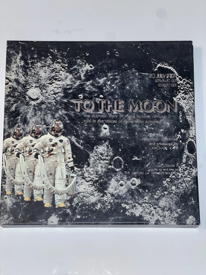 Michael Kapp ‎♫ To The Moon ♫ 1969 Time-Life Records 6x Vinyl LP Box Set w/Book - Image 1 of 4