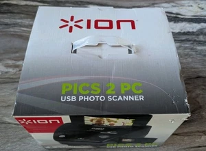 ION PICS 2 PC Film fotograficzny Skaner USB w pudełku kompletny - otwarte pudełko - Zdjęcie 1 z 9