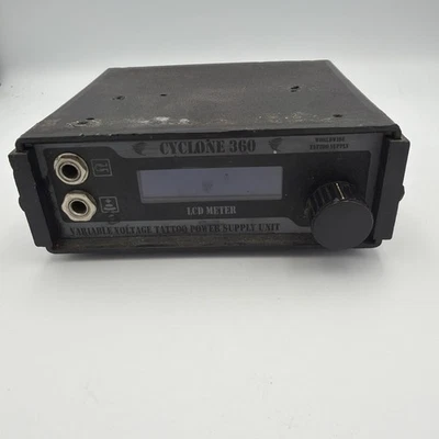 CYCLONE 360 LCD Digital 10-Turn Power Unit Tattoo Power Supply - Image 1 of 4