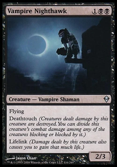 Vampire Nighthawk - Light Play MTG Zendikar - Image 1 of 1