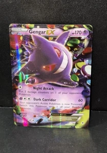 Gengar EX 34/119 - Phantom Forces Standard Sized Ultra Rare- Pokémon TCG Card MP - Picture 1 of 2