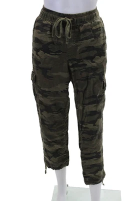 Pantalones Sanctuary Mujer Algodón Cordón Camuflaje Estampado Verde Talla M Foto 1 de 4