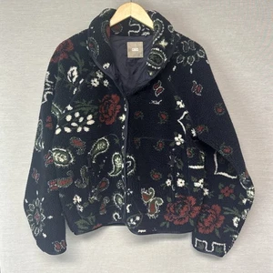 Kith - Women’s M - Grayson Jacquard Sherpa Jacket Fleece Roses Paisley - Picture 1 of 9