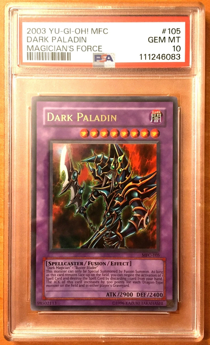 Dark Paladin Yu-Gi-Oh! TCG Professional Sports Authenticator (PSA