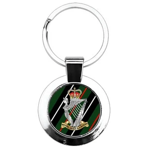 Royal Irish Rangers Metal Keyring with Giftbox (Military) - Picture 1 of 3