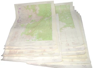 New Mexico USGS Topographic Maps Lot of 11 Madrid Picture Rock Placitas 7.5 Min - Picture 1 of 5