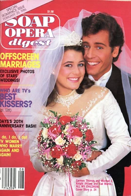 Soap Opera Digest February 25 1986 Carmen Thomas Michael E. Knight Margaret Ladd - Image 1 of 4