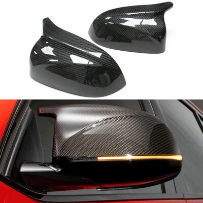 Carbon Fiber M Style Wing Mirror Covers Caps for BMW X3 G01 X4 G02 X5 G05 2018+