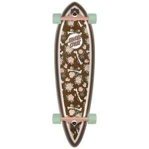 *BLEMISHED* 33" Santa Cruz Floral Decay Pintail Complete Longboard - Picture 1 of 5
