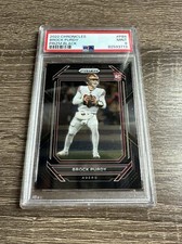 2022 Panini Chronicles Football BROCK PURDY Prizm Black Rookie RC PSA 9