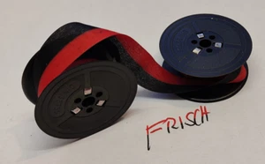 1x MLIVE.PRINT GR. 32 Doppelspule Nylon Farbband Schwarz / Rot 13mm X 6m olympia - Bild 1 von 3