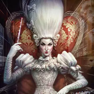 League of Elder Fantasy Art Impreso libro ilustración rococó stream punk - Imagen 1 de 3