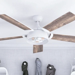 52" Maritim Deckenventilator + Fernbedienung Einzigartiges Küstenlicht Modern Industrie Landhaus - Bild 1 von 2