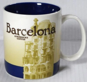 Starbucks Coffee Barcelona 16oz Collector Series Global Kaffeebecher - Bild 1 von 4
