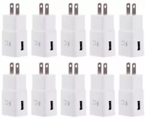 10x Adaptive Fast Charging USB Travel Wall Charger For Samsung Galaxy S6 S8 S7+ - Picture 1 of 1