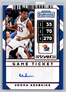 2020 Panini Contenders #87 Udoka Azubuike Game Ticket Auto Red RC - Picture 1 of 2