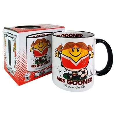 MRS GOONERS FOOTBALL MUG - great gift for the Arsenal fan woman  (unofficial) - Image 1 of 4