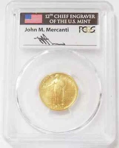 Mercanti Standing Liberty 2016 W oro cuarto centenario 1/4 OZ graduación profesional SP 70 FDOI - Imagen 1 de 2