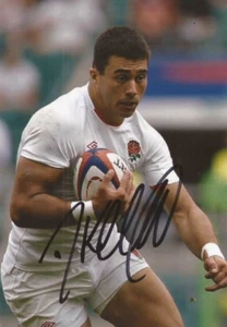 ENGLAND & LEICESTER TIGERS RUGBY: DAN KELLY SIGNED 6x4 ACTION PHOTO+COA *PROOF* - Picture 1 of 2