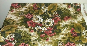 Telas y cortinas florales retro para casa y hogar de colección 5 yardas x 45" B4 - Imagen 1 de 4