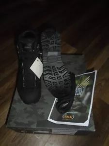 AKU DAMENSTIEFEL SCHWARZ COMBAT HOHE HAFTUNG GRÖSSE 3M BRITISCHE ARMEE NEU - Bild 1 von 4