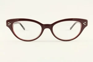 Rare Authentic Kenzo KZ 2154 C01 51mm Burgundy Glasses Cat Eye Frames France - Picture 1 of 5