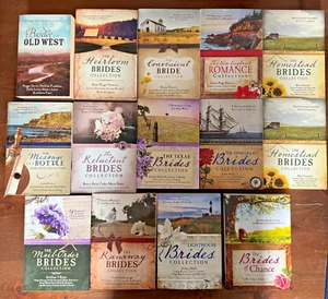 Lot 13 BRIDES & ROMANCE COLLECTION Novels Novellas Heirloom Texas Homestead - Picture 1 of 2