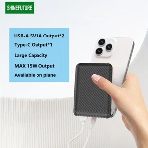 Power Bank für iPhone,tragbares Backup-Akku-Pack,2USB-Ladegerät f beheizte Weste - Bild 1 von 9