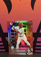 2022 Bowman 1st Edition 2/5 Red Foil Jordan Walker #BPPF-20 Cardinals SSP!