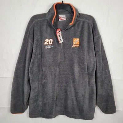 NEW Chase Authentics NASCAR Tony Stewart Home Depot Fleece 1/4 Zip Men’s Size XL - Image 1 of 4