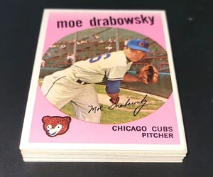 Cubs $ Lot: 1959 Topps Moe DRABOWSKY, Dale LONG, KINDALL GORYL Buzhardt ++ - Picture 1 of 7