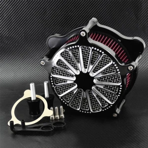 Limpiador de aire corte puntos filtro de admisión rojo adecuado para Harley Softail 2018 Touring 17-19 - Imagen 1 de 4