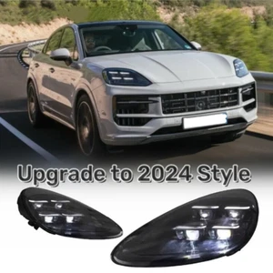 Pair Laser Matrix 2024 Headlight Assembly Up For Porsche Cayenne 958.2 2015-2017 - Picture 1 of 6